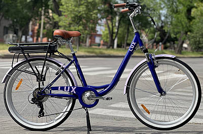 Електровелосипед 26" ST Dorozhnik eLUX Vbr FR рама-17" 36B 12.5А*г 500Вт бузковий YS 7102 matt 2025