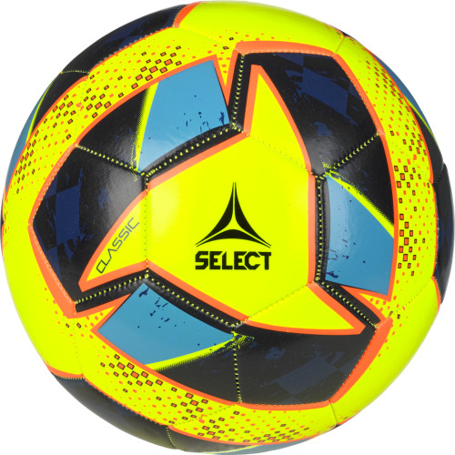 М'яч футбольний оригінальний Select Classic v24 Yellow-Blue (5703543350490) №5 м'яч футбольний Селект