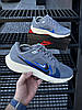 Чоловічі літні кросівки Nike Zoom Pegasus grey сірі Найк Пегасус текстиль сітка легкі дихаючі на літо, фото 7