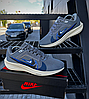 Чоловічі літні кросівки Nike Zoom Pegasus grey сірі Найк Пегасус текстиль сітка легкі дихаючі на літо, фото 3