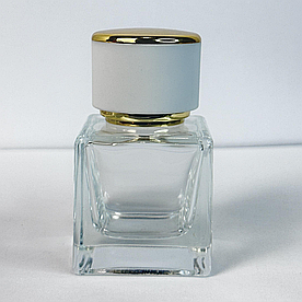 Флакон Cube 30 ml з кришкою DG Saten White Gold