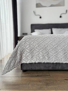 Покривало "Фрея", 100% cotton, сірий колір (Розміри і кольори в асортименті)
