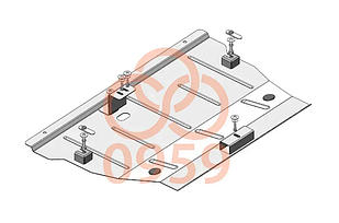 Захист двигуна Jaguar I-Pace EV 400(2018--) Кольчуга