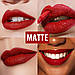 Червона матова помада для губ водостійка Danimer Longlasting Lipstick 32 4.4 г, фото 4