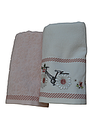 Набір рушників для рук DAISY рожевий 50х90см 2шт. OZDILEK