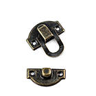 Замок Накладка Бронза для скриньок 27*29мм MZK025, фото 2