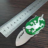 Ніж брелок CRKT Gekkota Pocket 5300 3в1 ящірка, фото 3