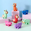 Великий набір гумових фігурок Дитяча розвивальна іграшка для вивчення англійської мови 13 тварин сортер, фото 3