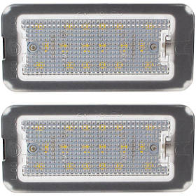 Fiat 500 2007- LED підсвічування номерного знака 2 шт. встановити