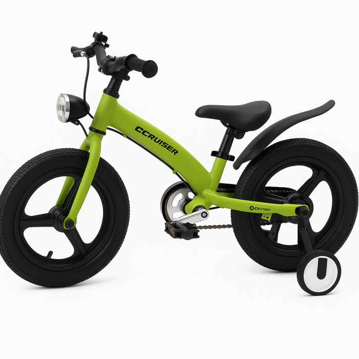 Дитячий велосипед Crussier SWITCH BIKE 16 дюймів, з магнієвою рамою та додатковими колесами, фото 1