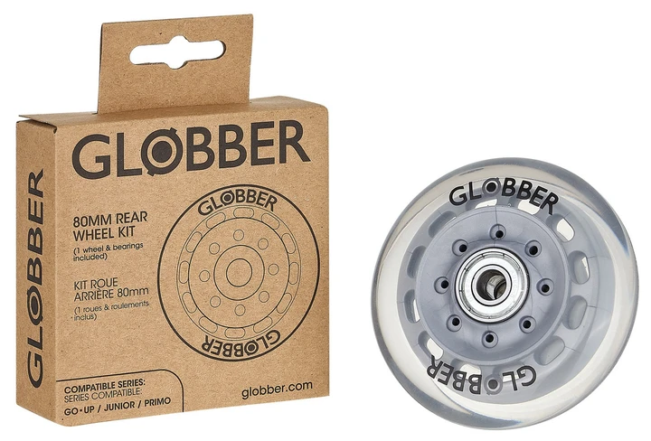 Запчастина до самокатів GLOBBER серій PRIMO/GOUP/JUNIOR Колесо задне 80мм (538-008)