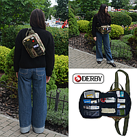 Тактическая универсальная мобильная аптечка MOLLE медицинская водостойкая сумка на плечо первая помощь мультик