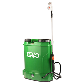 Обприскувач акумуляторний Grad SG-5001795, 12 літрів, акумуляторний розпилювач для саду та городу