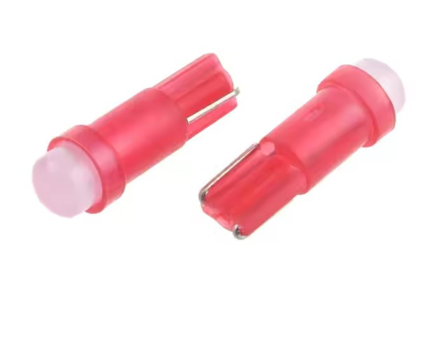 Лед лампа для панелі приборів, 24V,  червона