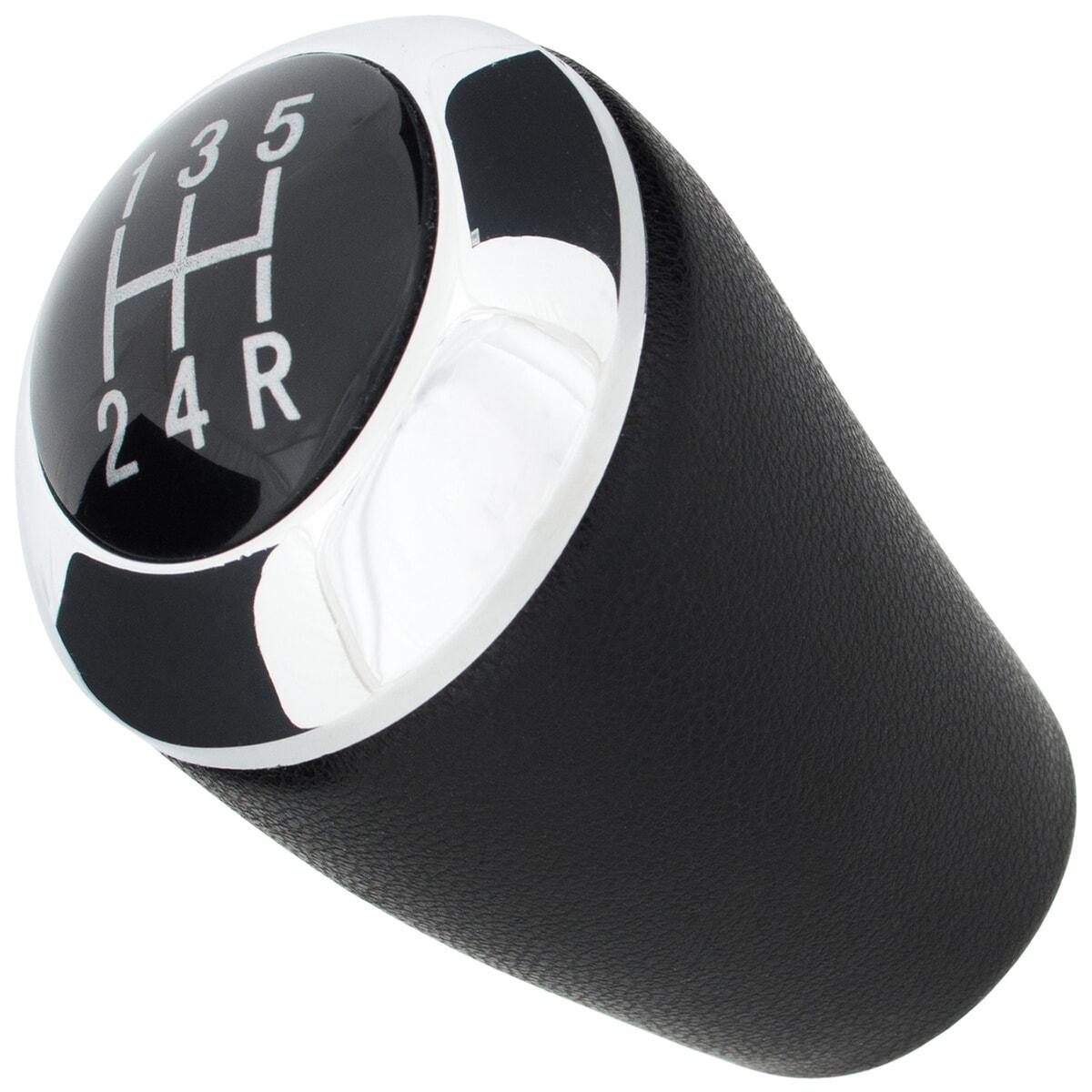 Mazda 5 05-13 Ручка КПП ЧОРНА + ХРОМ 5 СК., фото 1