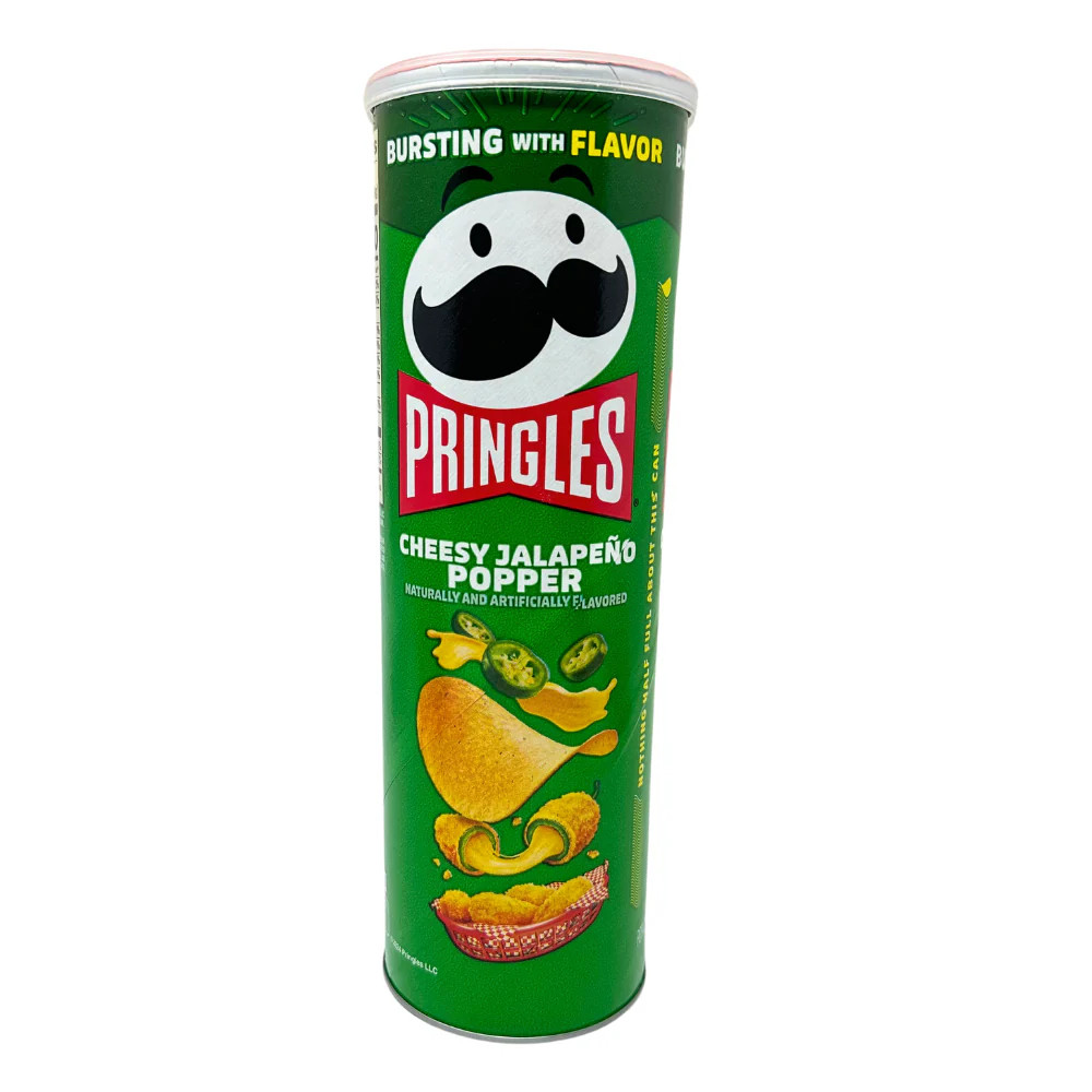 Чіпси Pringles cheesy jalapeno popper Халапеньйо і сир 158g