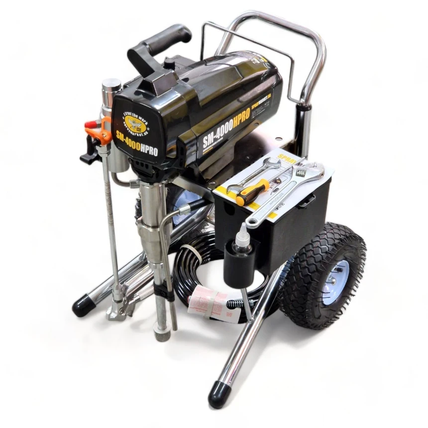 Фарбувальний безповітряний апарат на колесах SM-4000HPRO, фото 1