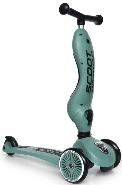 Самокат Scoot and Ride Highwaykick-1 сіро-зелений, до 3 років/20 кг (SR-160629-FOREST)