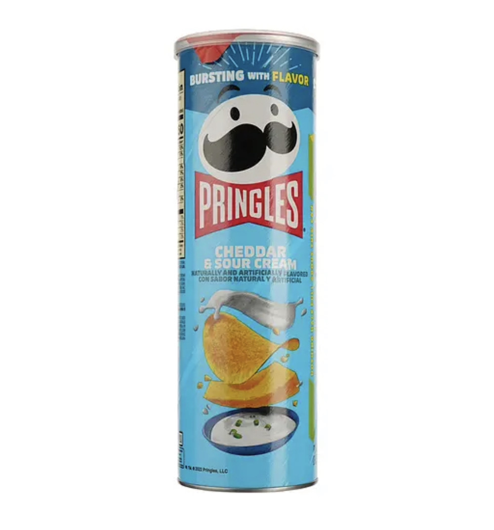Чіпси Pringles cheddar and sour cream 158g