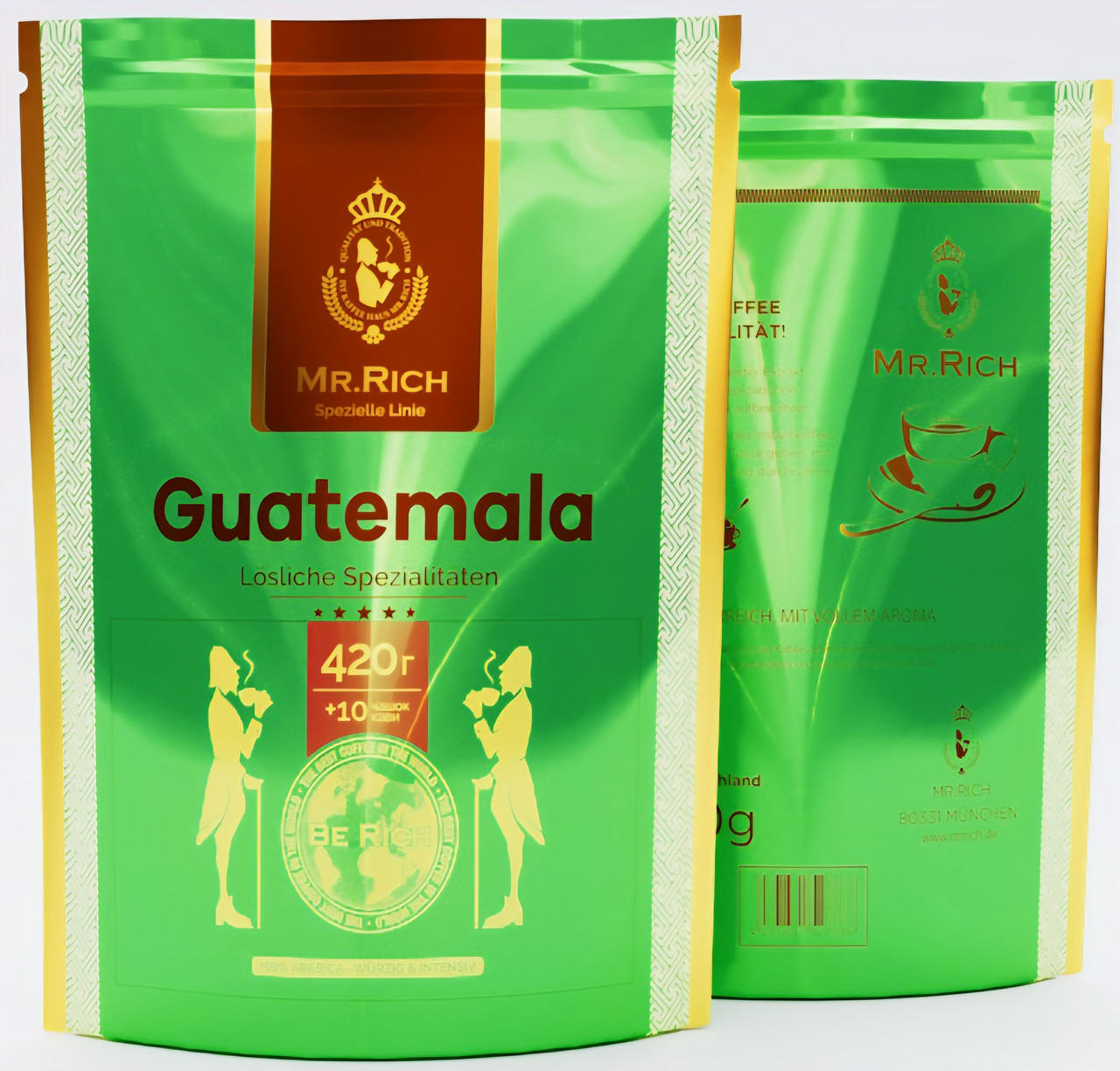 ОРИГІНАЛ! Розчинна кава Mr.Rich Guatemala 420г смачна, Німеччина