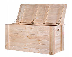 Велика дерев'яна скриня Соснова 104 x 48 x 48см    178л
