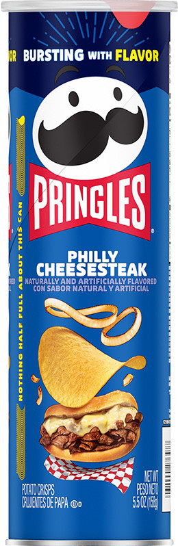 Чіпси Pringles Philly Cheesesteak Смак американського сендвіч чізстейк 158g