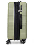 Валіза Франція середня M зелений 66х44х28+3см/74л/3.5кг/Worldline 627, фото 7