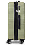 Валіза Франція середня M зелений 66х44х28+3см/74л/3.5кг/Worldline 627, фото 5