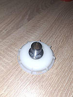 Перехідник з DN50 на різь 1/2 дюйма, латунь (дрібна різь) 62 мм