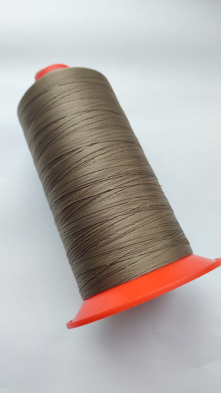 Нитка для шкіри Serafil 20 2500m олива, фото 1