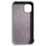 Чохол Silicone Case Full Protective NO LOGO with Ring для Apple iPhone 14 Pro (6.1") Grey, фото 2
