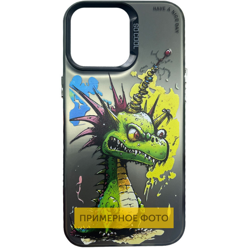 Композитний TPU+PC чохол So Cool Print для Xiaomi Redmi Note 14 Pro 4G з крутим принтом: Dragon, фото 1