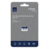 Карта пам'яті microSDXC WIWU Wi-FC004 Infinite Series 128GB (U3, C10) без адаптера Blue, фото 3