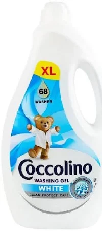 Гель для прання Coccolino White Care для білих речей 2.72 л