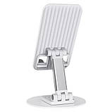 Підставка для планшетів WIWU ZM109 Desktoop Rotation Stand White, фото 5
