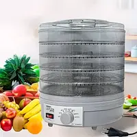 Електрична сушарка для фруктів та овочів Zepline ZP-029. Сушильний апарат дегідратор 800W 5 секцій. Електросушарка для овочів та ф