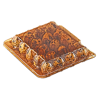 Упаковка для перепелиних яєць коричнева, 20 комірок, 170×150×39 мм, 744 шт