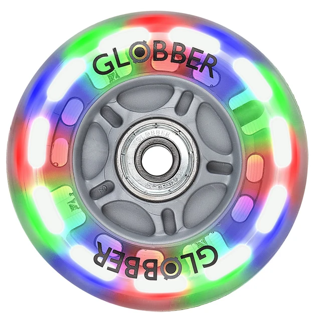 Колесо до самоката GLOBBER серій Primo/GoUp/Junior заднє колесо світне 80 мм (538-005)