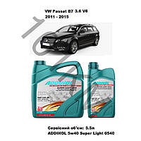 Комплект оливи в двигун VW Passat B7 3.6 V6 (2011-2015) Addinol