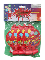 Язичок гудок для Дня Народження 8 штук різнобарвний