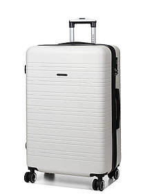 Валіза Франція велика L біла 76х49х31+3см/110л/4.2кг/Worldline 627