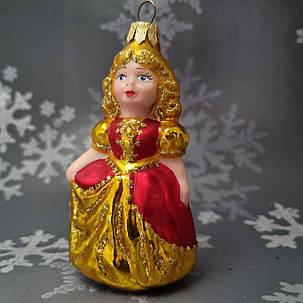 Скляна ялинкова іграшка Попелюшка 307/с, фото 1