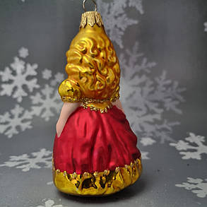 Скляна ялинкова іграшка Попелюшка 307/с, фото 2
