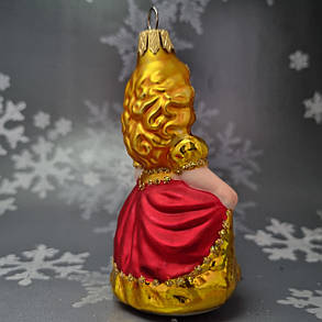 Скляна ялинкова іграшка Попелюшка 307/с, фото 3