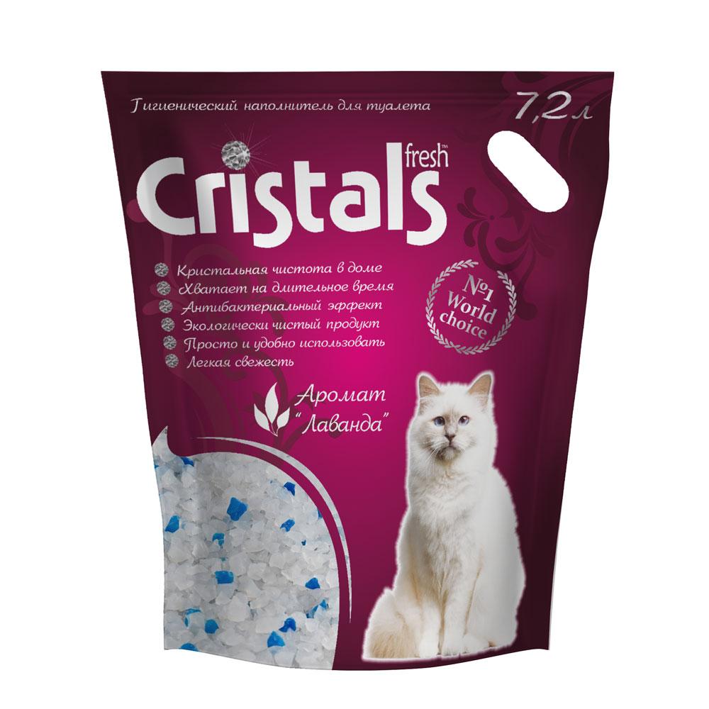 Наповнювач CRISTALS Fresh з лавандою 7.2L .