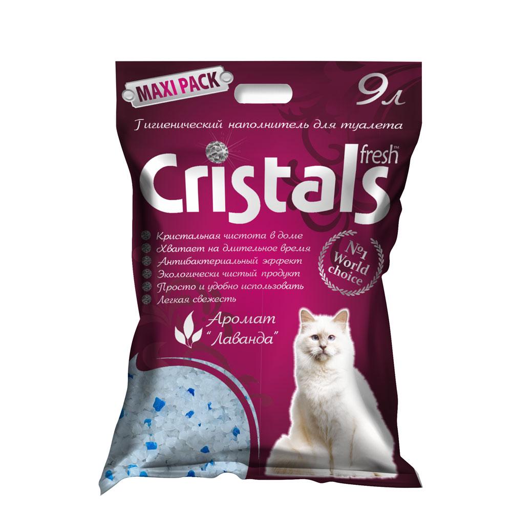 Наповнювач CRISTALS Fresh з лавандою 9 L .