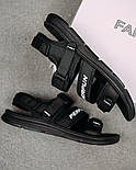 Чоловічі сандалі босоніжки літні спортивні Sport чорні. Живе фото, фото 3