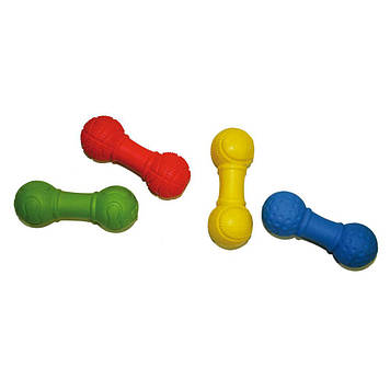 Іграшка для соб. CROCI Гантелька гум., 10см, 4 кольори, 12шт.уп. (Ціна за 1шт)
