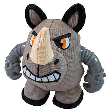 Іграшка для соб. CROCI Казкові воїни (носоріг) ,пищалка 18*12*12см .. (ціна за 1шт)