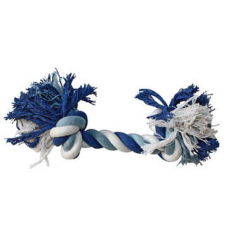 Іграшка для соб. CROCI канат грейфер з вузлами, синій, 20см (ціна за 1шт)